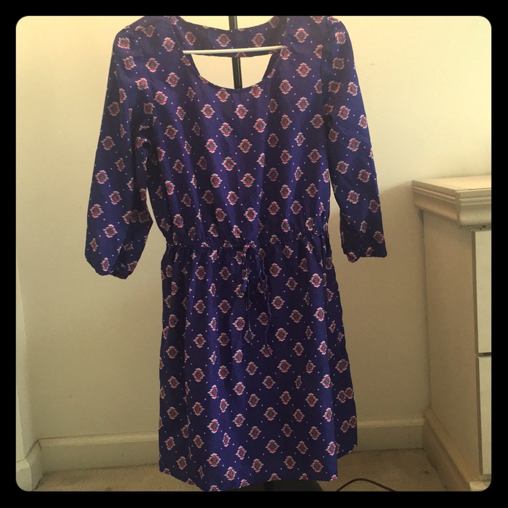 Bebop blue pattern dress.